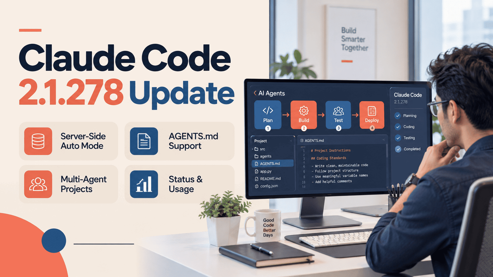 Claude Code v2.1.278 Update: AGENTS.md, Projects & Auto Mode (2026)
