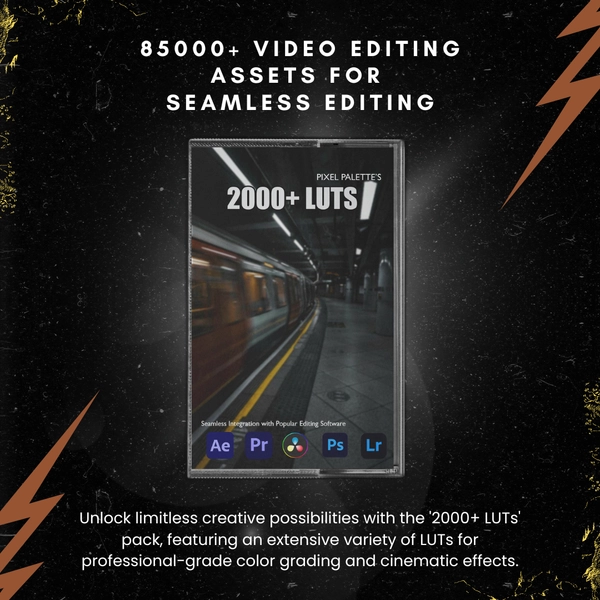 Ultimate Cinematic Editing Asset Library.