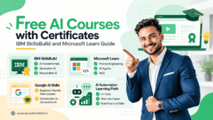 Free AI Courses with Certificates 2026: IBM & Microsoft